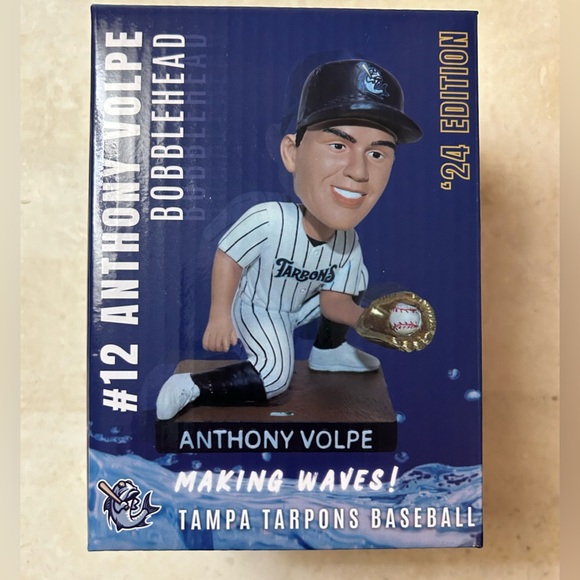 COPY - NIB Anthony Volpe bobblehead Tampa Tarpons SGA 2024 (6/22/24) - Picture 1 of 6